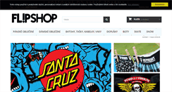 Desktop Screenshot of flipshop.cz